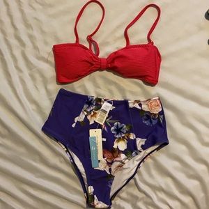 High waisted bikini